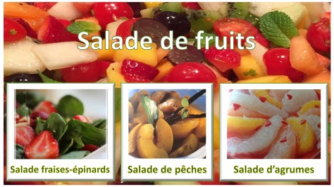 Salades de fruits